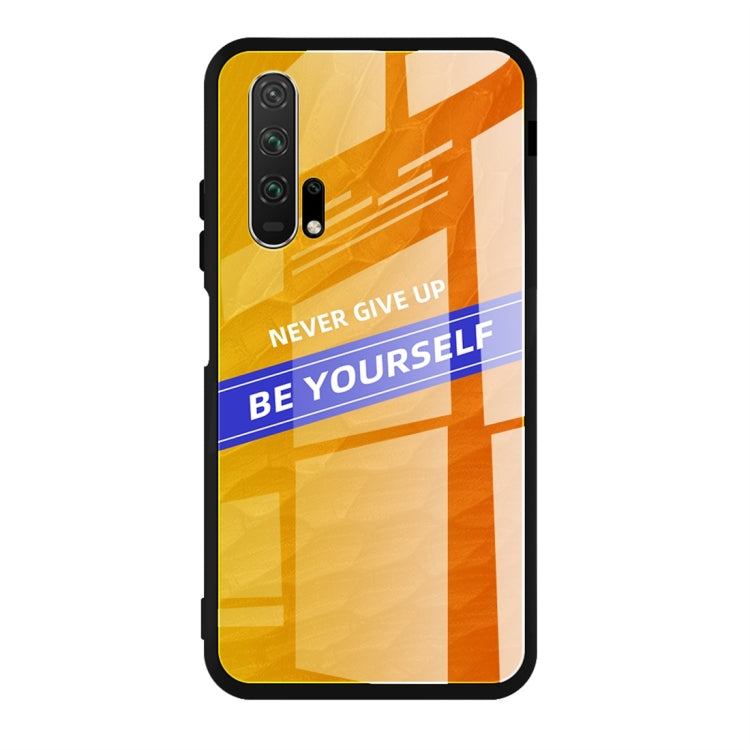 For Huawei Honor 20 Shockproof PC + TPU + Glass Protective Case