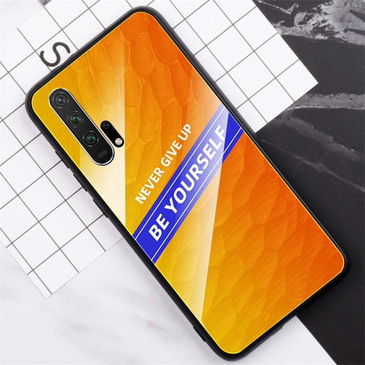 For Huawei Honor 20 Shockproof PC + TPU + Glass Protective Case