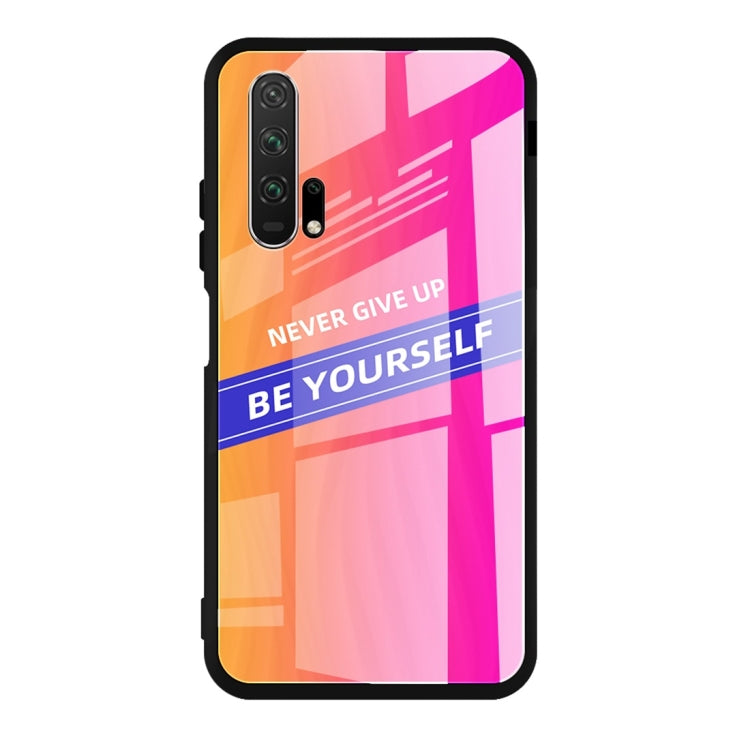 For Huawei Honor 20 Shockproof PC + TPU + Glass Protective Case