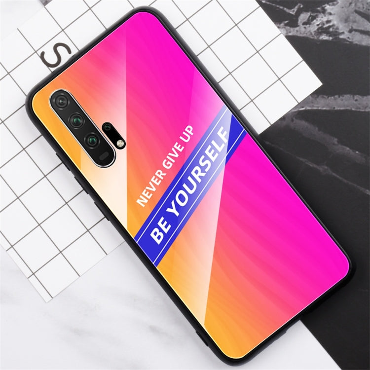 For Huawei Honor 20 Shockproof PC + TPU + Glass Protective Case