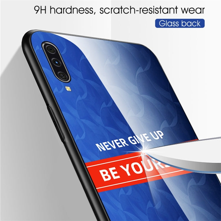 For Galaxy A50 Shockproof PC + TPU + Glass Protective Case