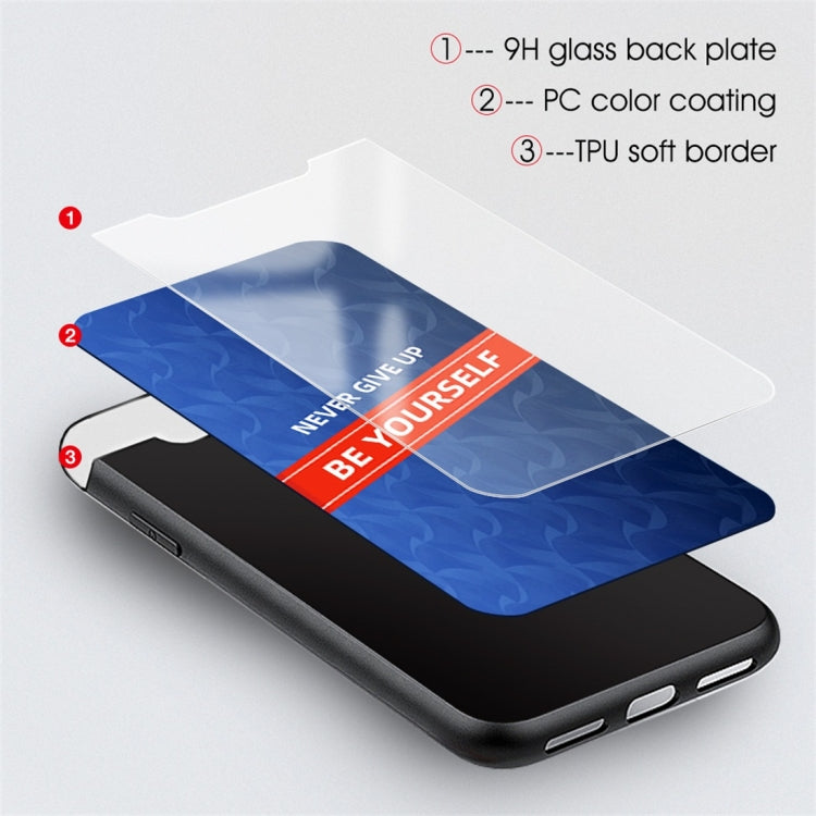 For Galaxy A80 / A90 Shockproof PC + TPU + Glass Protective Case