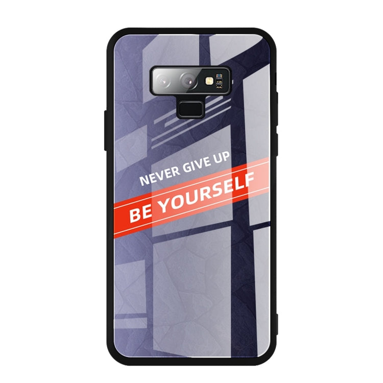 For Galaxy Note 9 Shockproof PC + TPU + Glass Protective Case