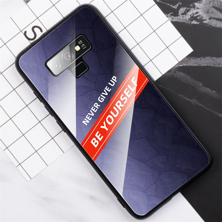 For Galaxy Note 9 Shockproof PC + TPU + Glass Protective Case