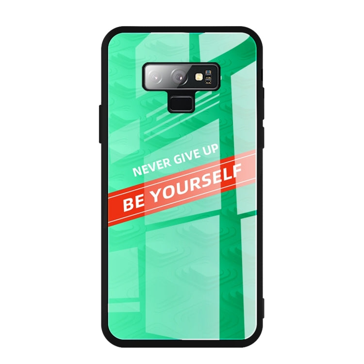 For Galaxy Note 9 Shockproof PC + TPU + Glass Protective Case