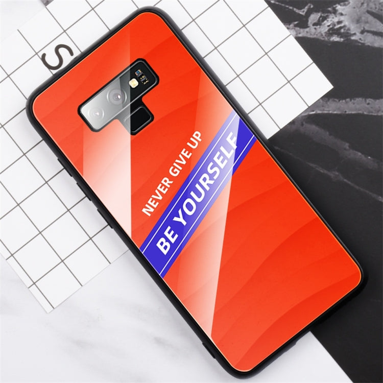 For Galaxy Note 9 Shockproof PC + TPU + Glass Protective Case