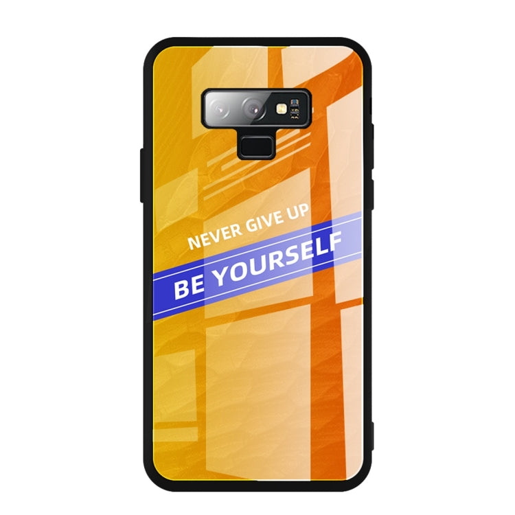 For Galaxy Note 9 Shockproof PC + TPU + Glass Protective Case
