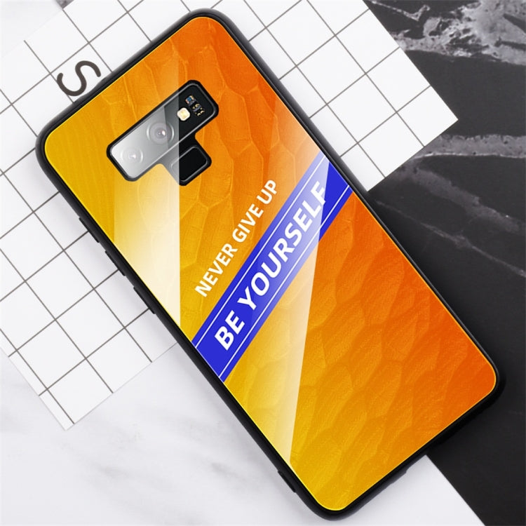 For Galaxy Note 9 Shockproof PC + TPU + Glass Protective Case