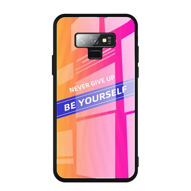 For Galaxy Note 9 Shockproof PC + TPU + Glass Protective Case