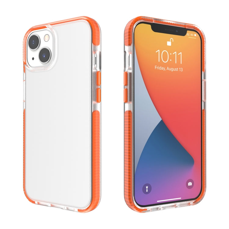 For iPhone 13 Two-color High Translucent Shockproof Protective Case