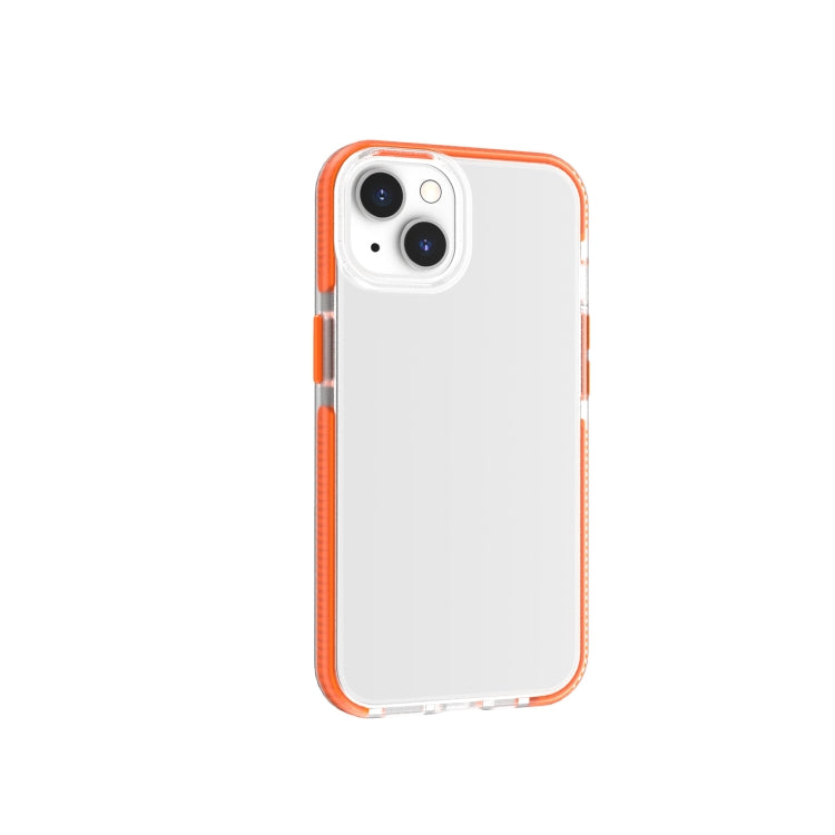 For iPhone 13 Two-color High Translucent Shockproof Protective Case