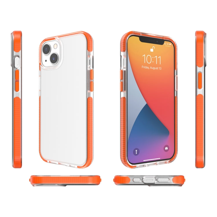 For iPhone 13 Two-color High Translucent Shockproof Protective Case