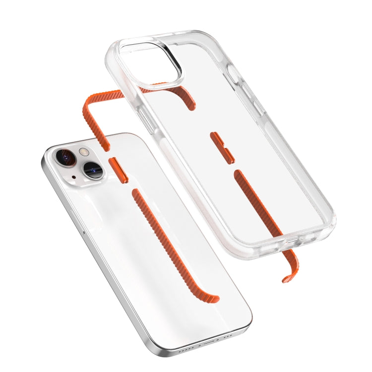 For iPhone 13 Two-color High Translucent Shockproof Protective Case