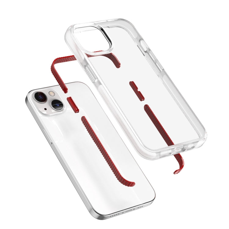 For iPhone 13 Two-color High Translucent Shockproof Protective Case