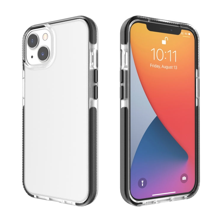 For iPhone 13 Two-color High Translucent Shockproof Protective Case