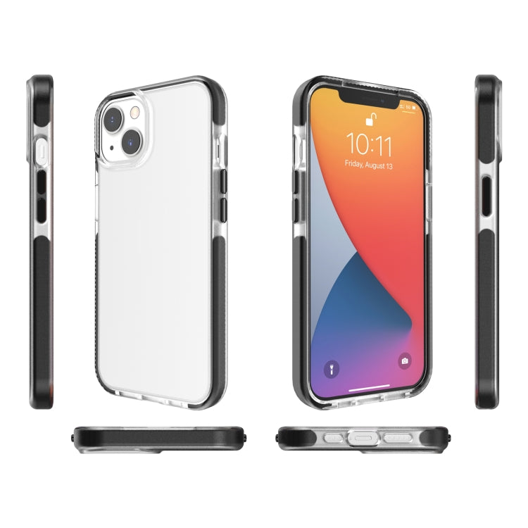 For iPhone 13 Two-color High Translucent Shockproof Protective Case
