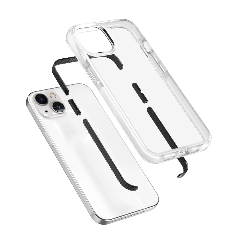 For iPhone 13 Two-color High Translucent Shockproof Protective Case