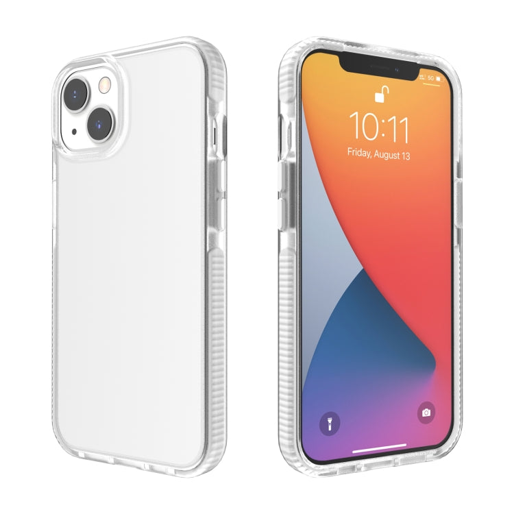 For iPhone 13 Two-color High Translucent Shockproof Protective Case