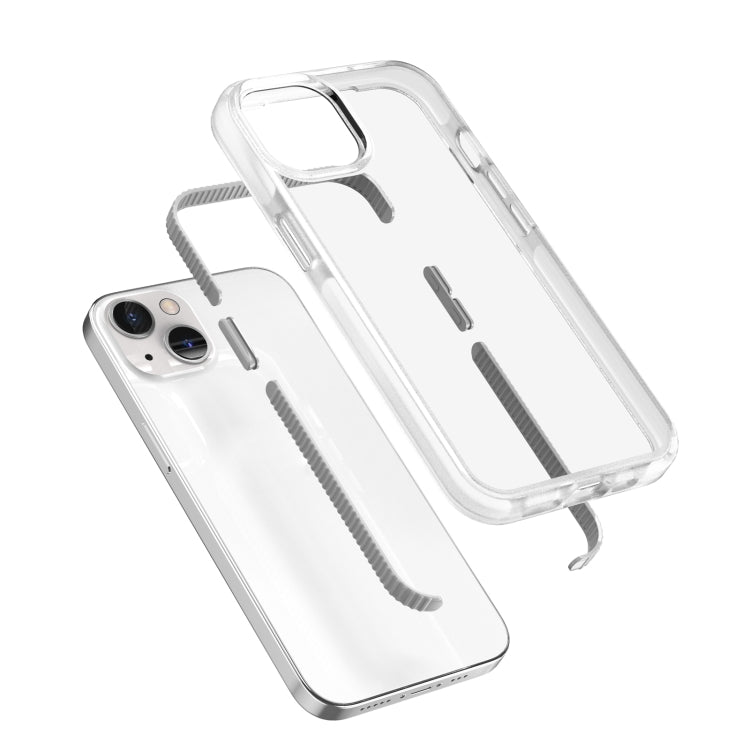 For iPhone 13 Two-color High Translucent Shockproof Protective Case