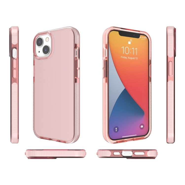For iPhone 13 Two-color High Translucent Shockproof Protective Case