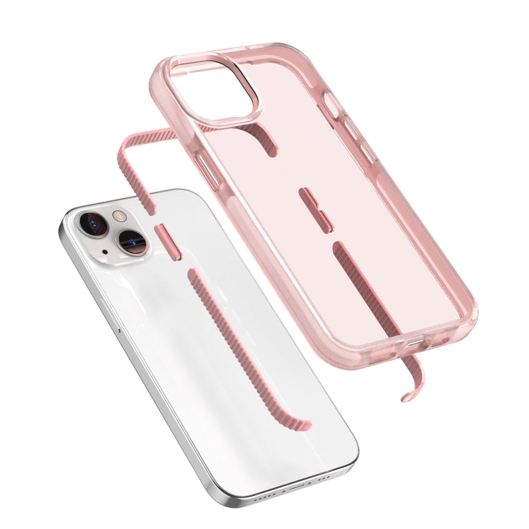For iPhone 13 Two-color High Translucent Shockproof Protective Case