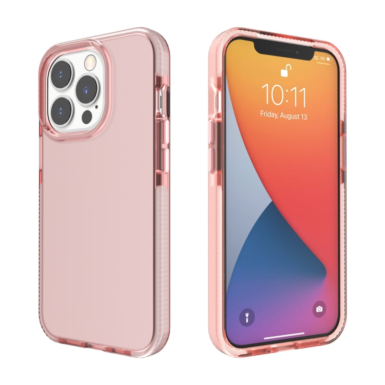 For iPhone 13 Pro Two-color High Translucent Shockproof Protective Case