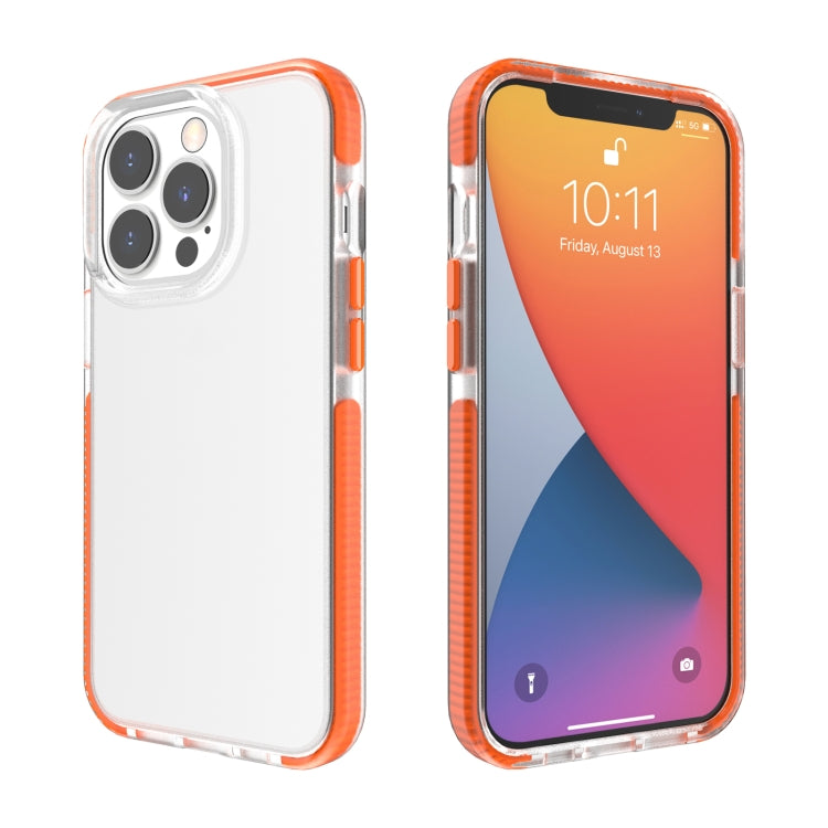 For iPhone 13 Pro Max Two-color High Translucent Shockproof Protective Case
