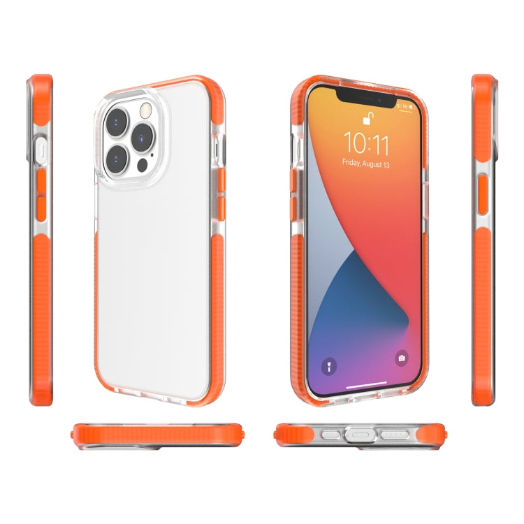 For iPhone 13 Pro Max Two-color High Translucent Shockproof Protective Case