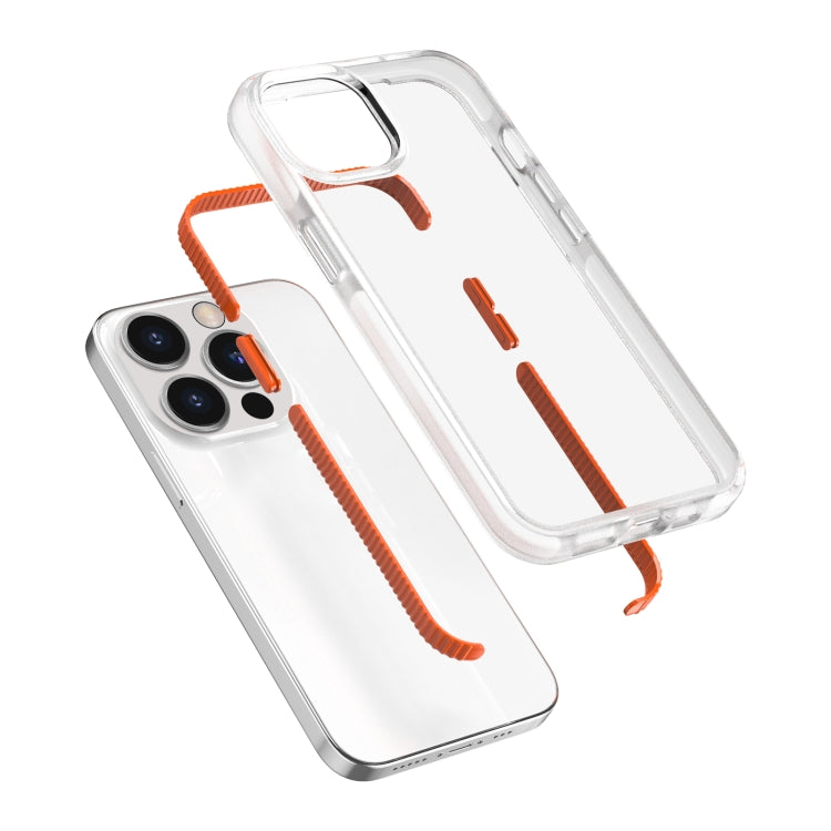 For iPhone 13 Pro Max Two-color High Translucent Shockproof Protective Case