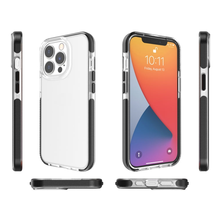 For iPhone 13 Pro Max Two-color High Translucent Shockproof Protective Case