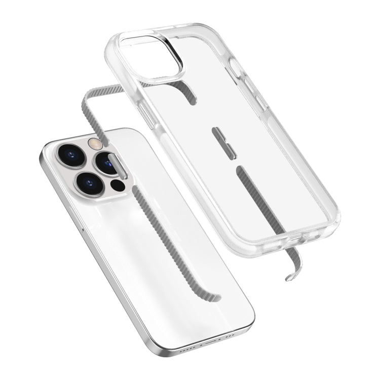 For iPhone 13 Pro Max Two-color High Translucent Shockproof Protective Case