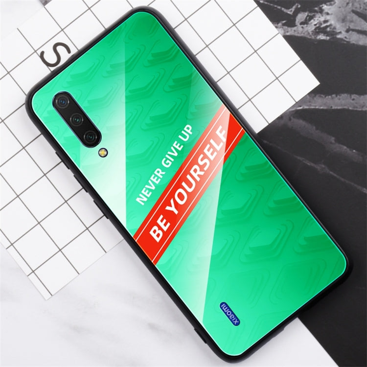 For Xiaomi Mi CC9 Shockproof PC + TPU + Glass Protective Case