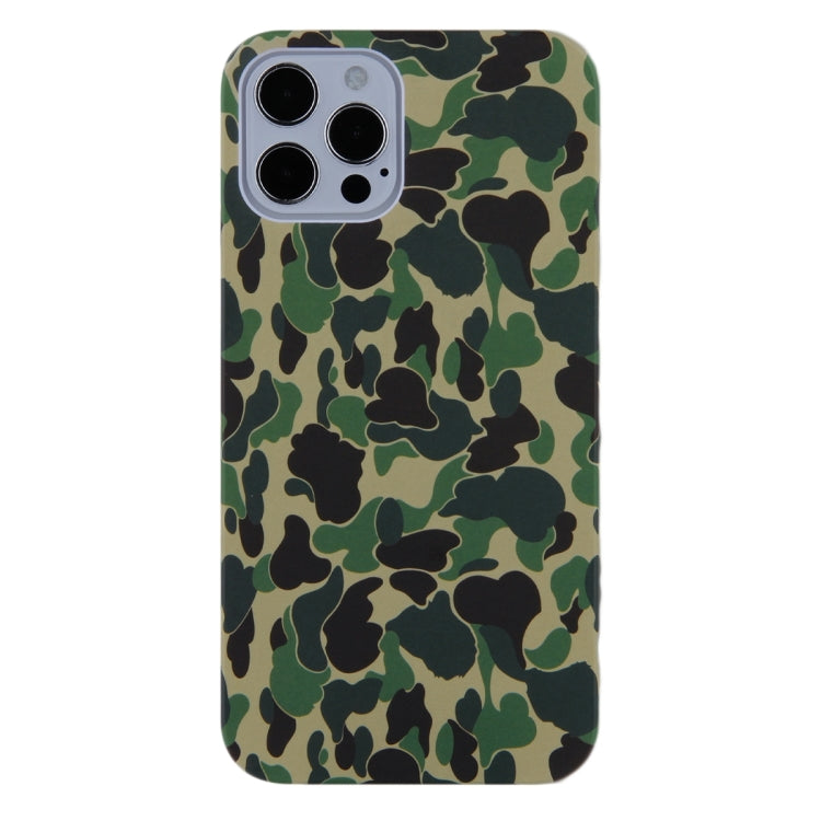 For iPhone 13 mini Camouflage TPU Protective Case