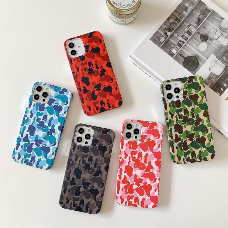 For iPhone 13 mini Camouflage TPU Protective Case