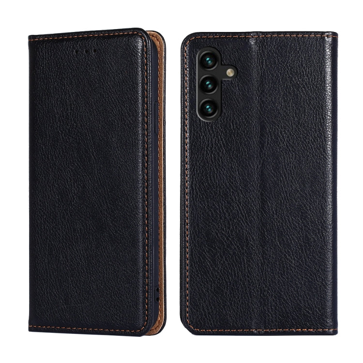 For Samsung Galaxy A13 5G Pure Color Magnetic Horizontal Flip Leather Case with Holder & Card Slot & Wallet