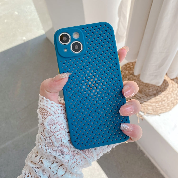 For iPhone 13 Shockproof Hollow Breathe Protective Case