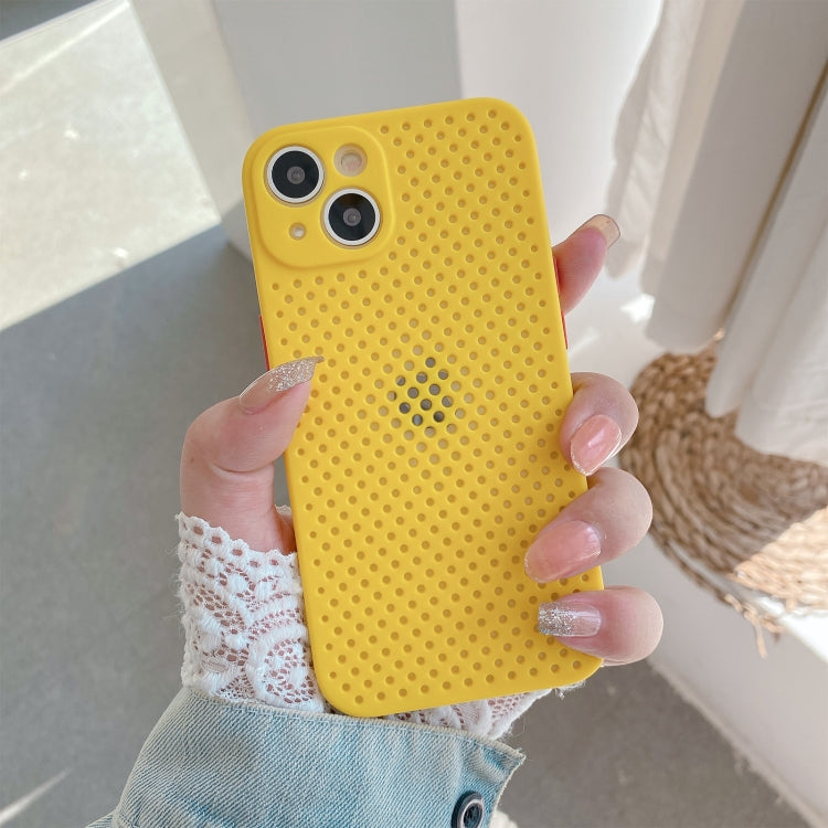 For iPhone 13 Shockproof Hollow Breathe Protective Case