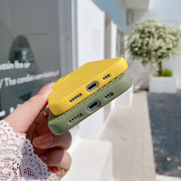 For iPhone 13 Shockproof Hollow Breathe Protective Case