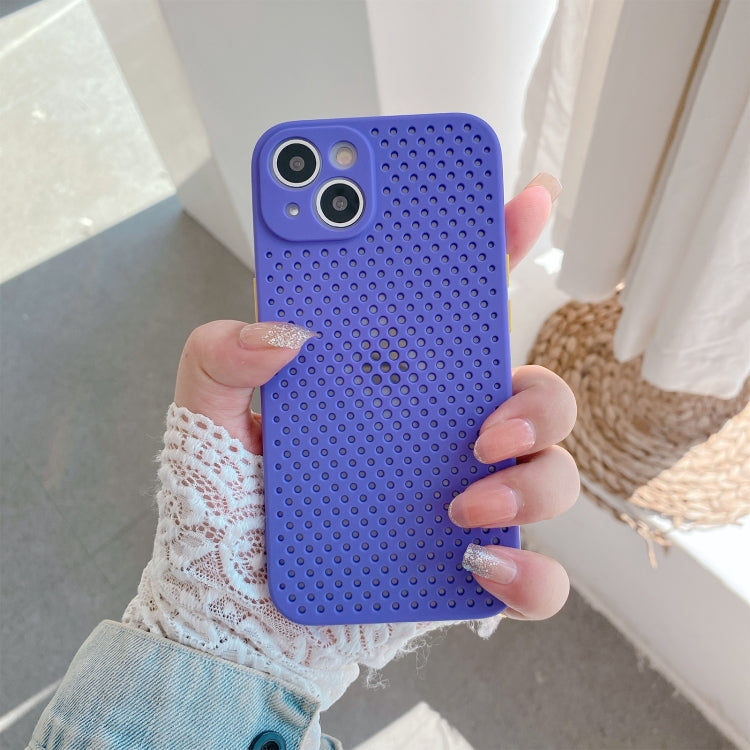For iPhone 13 Pro Max Shockproof Hollow Breathe Protective Case