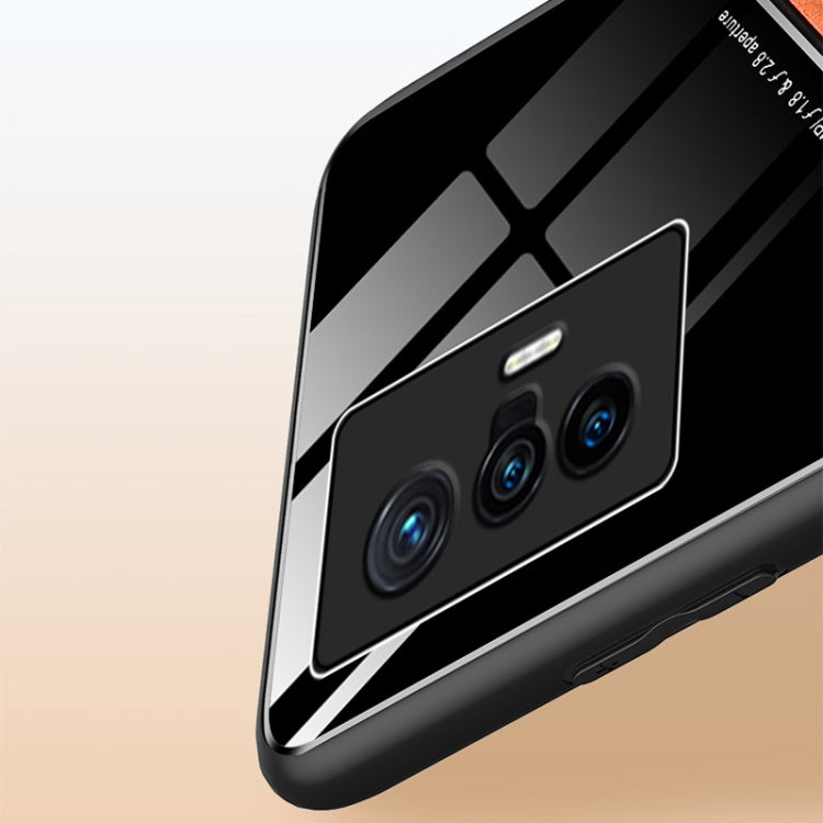 For vivo X70 All-inclusive Leather + Organic Glass Protective Case with Metal Iron Sheet