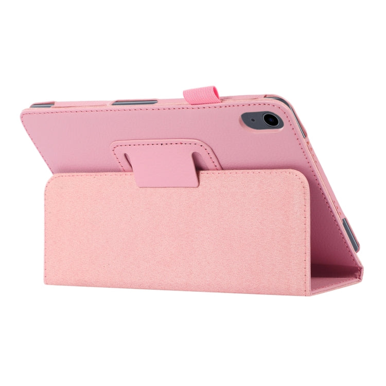 For iPad mini 6 Litchi Texture Horizontal Flip PU Leather Tablet Case with Holder