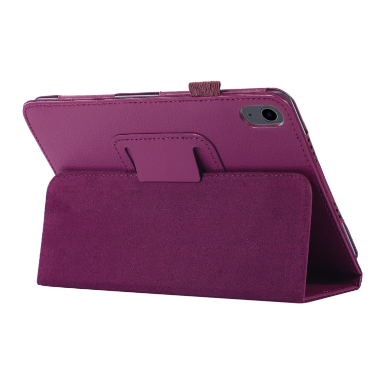 For iPad mini 6 Litchi Texture Horizontal Flip PU Leather Tablet Case with Holder
