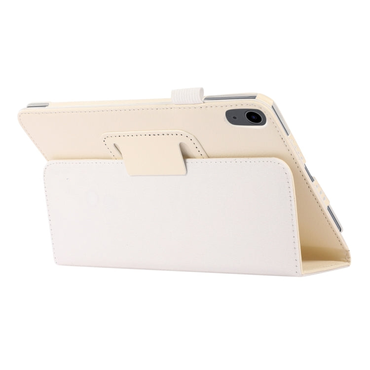 For iPad mini 6 Litchi Texture Horizontal Flip PU Leather Tablet Case with Holder