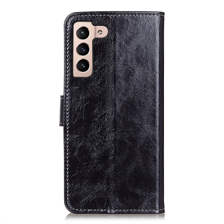 For Samsung Galaxy S22 5G Retro Crazy Horse Texture Horizontal Flip Leather Case with Holder & Card Slots & Photo Frame & Wallet