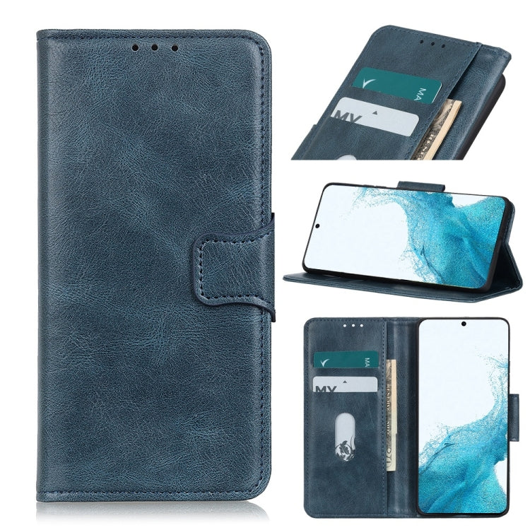 For Samsung Galaxy S22 5G Mirren Crazy Horse Texture Horizontal Flip Leather Case with Holder & Card Slots & Wallet