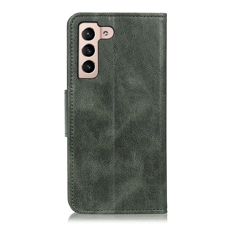 For Samsung Galaxy S22 5G Mirren Crazy Horse Texture Horizontal Flip Leather Case with Holder & Card Slots & Wallet