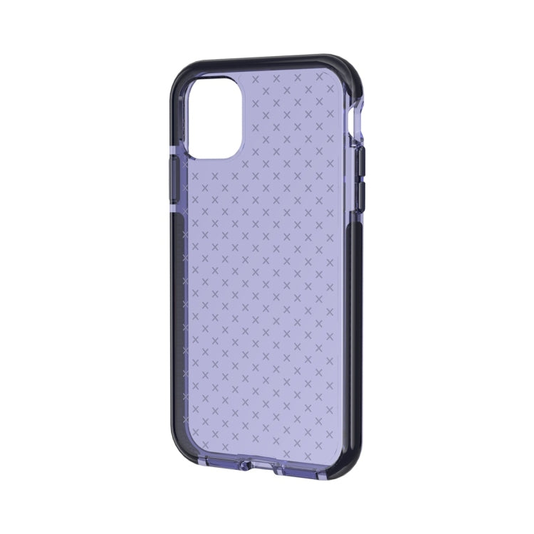For iPhone 11 Pro Grid Pattern Shockproof Transparent TPU Protective Case