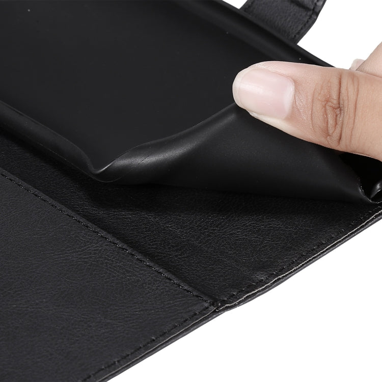 For Xiaomi Mi 11T / 11T Pro Pure Color Horizontal Flip Leather Case with Holder & Card Slots & Wallet & Lanyard