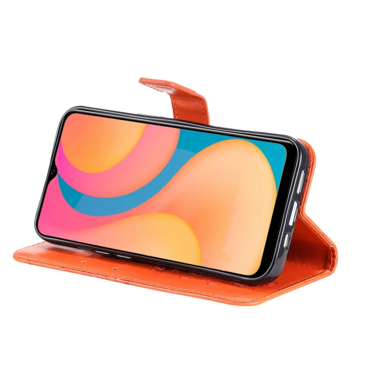 For vivo Y20 / Y20a / Y20s Pressed Printing Butterfly Pattern Horizontal Flip PU Leather Case with Holder & Card Slots & Wallet & Lanyard