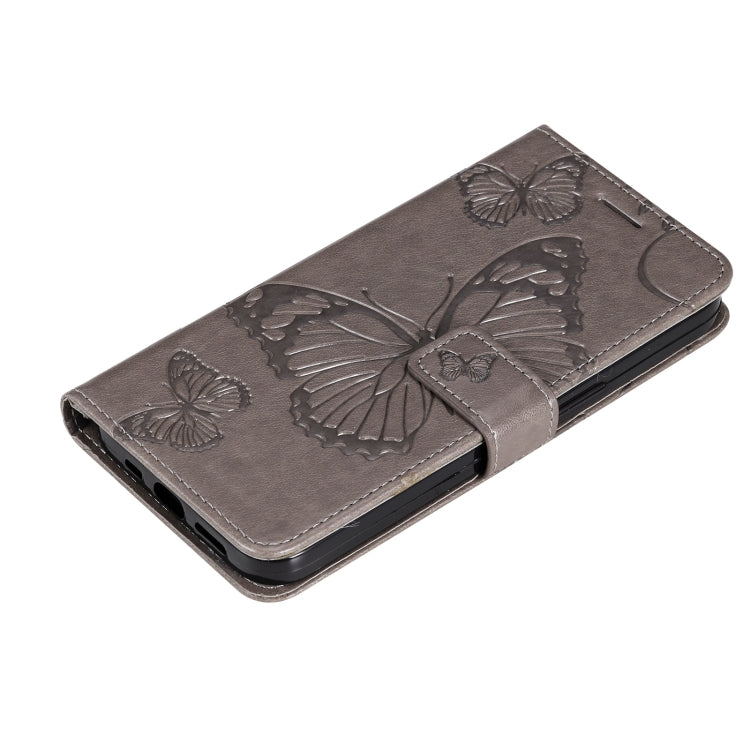 For Xiaomi Mi 11T / 11T Pro Pressed Printing Butterfly Pattern Horizontal Flip PU Leather Case with Holder & Card Slots & Wallet & Lanyard